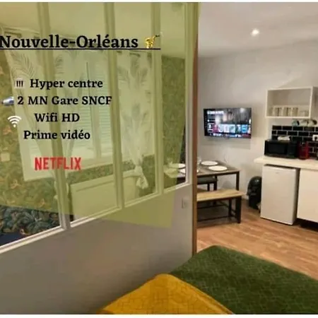 Apartment La Nouvelle-orleans - Hyper-centre- 2mn Sncf - Wi-fi Netflix Gratuit